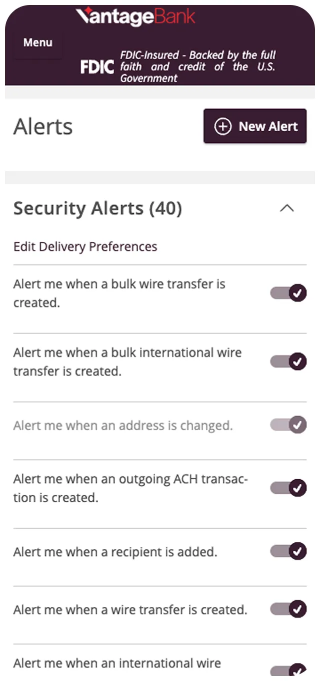 Alerts